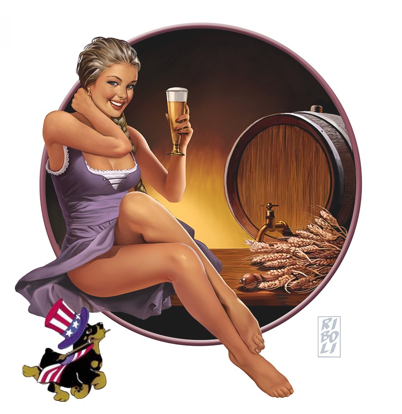 stefano riboli patriotic pinup