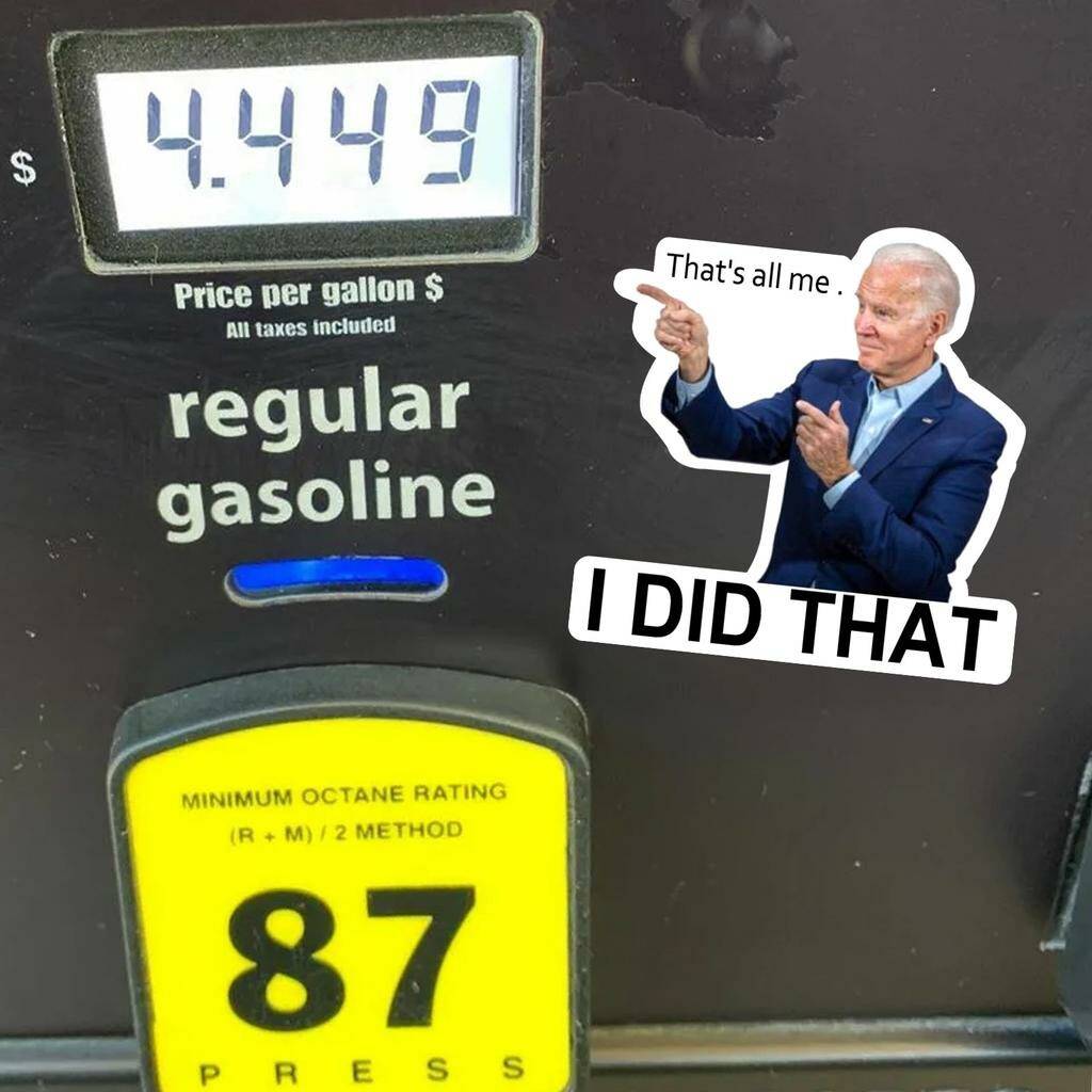 I did that Biden